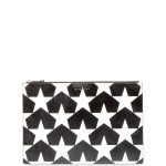 Givenchy Black/White Star Print Large Pouch Bag