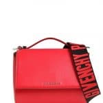Givenchy Red Mini Pandora Box Bag with Strap