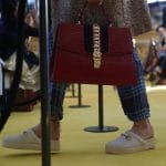 Gucci Red Alligator Sylvie Top Handle Bag - Cruise 2018