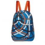 Hermes Bleu Zanzibaribar/Orange Poppy/Fauve Airsilk Backpack Bag