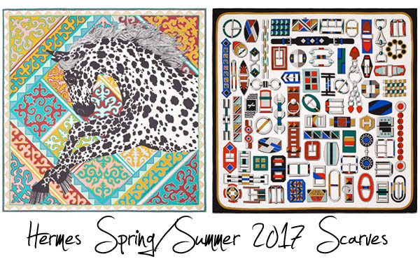 Hermes Spring 2017 Scarves