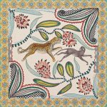 Hermes The Savana Dance Cashmere and Silk Shawl GM