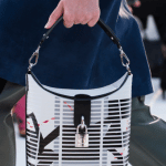 Louis VUitton White/Black Printed Hobo Bag - Cruise 2018