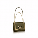 Louis Vuitton Green/Gold Embroidered Twist PM Bag