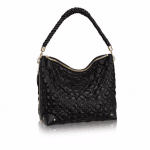 Louis Vuitton Noir Matelasse Flower Malletage Triangle Softy Bag