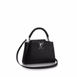 Louis Vuitton Noir Studded Capucines BB Bag