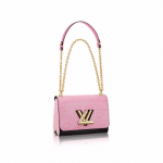 Louis Vuitton Pink/Noir Epi Jean Twist PM Bag