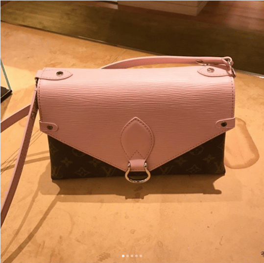 Louis Vuitton Monogram EPI Saint Michel Rose Ballerine