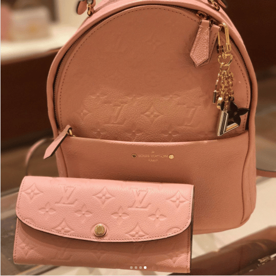 Louis Vuitton Pink Monogram Empreinte Sorbonne QJB0E91DPB001