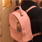 Louis Vuitton Rose Ballerine Monogram Empreinte Sorbonne Backpack Bag 4