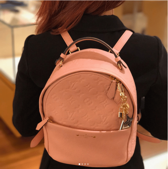 Louis Vuitton Pink Leather Monogram Empreinte Sorbonne Backpack Louis  Vuitton