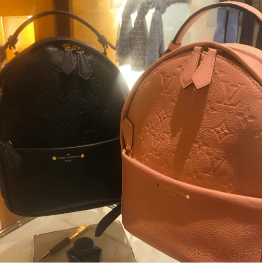 Louis Vuitton Backpack Sorbonne Monogram Empreinte Papyrus in