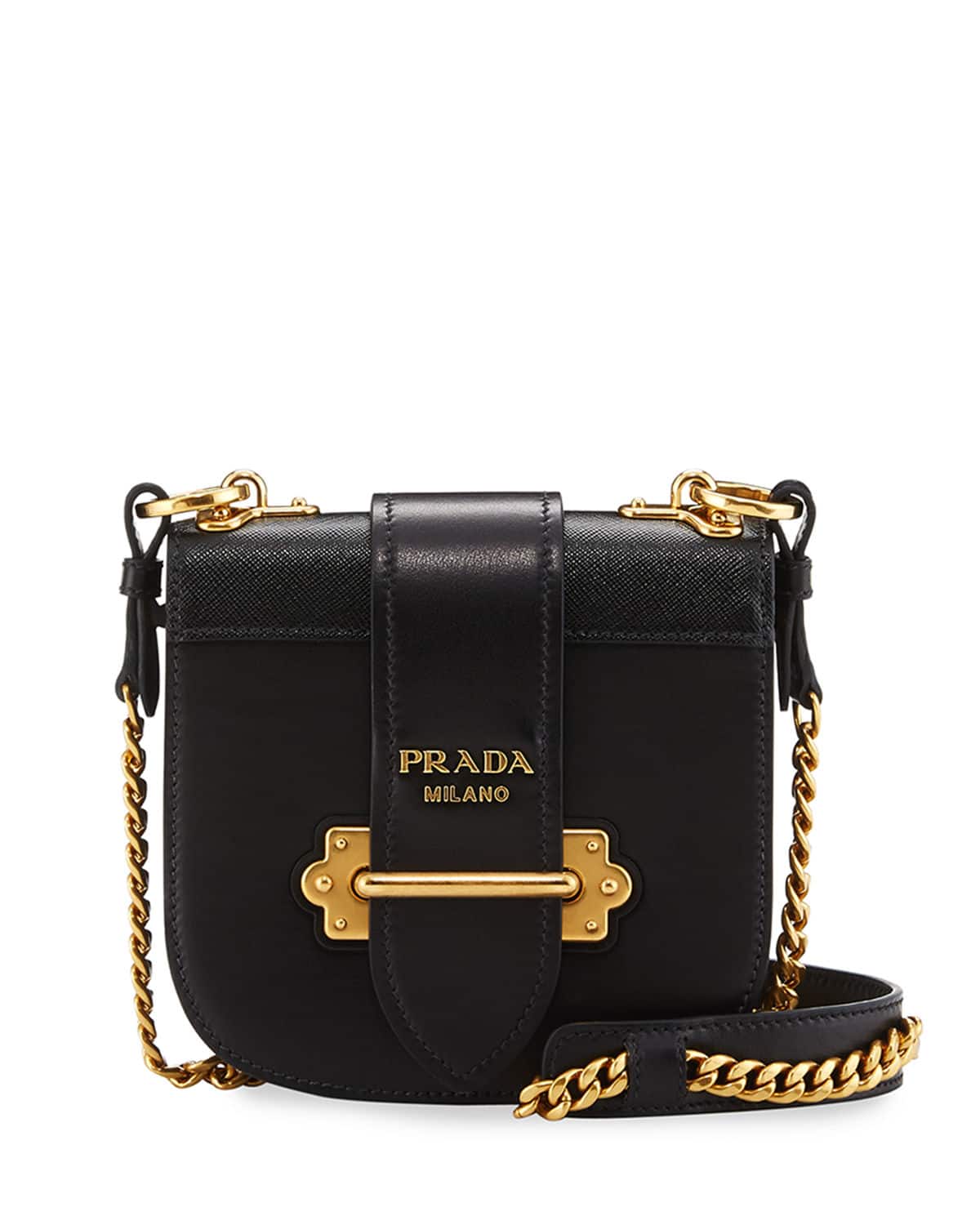 Prada 2017 Astrology Micro Cahier Bag - Black Mini Bags, Handbags