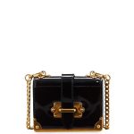 Prada Black Spazzolato Micro Cahier Bag