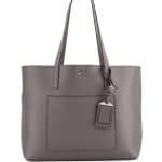 Prada Gray City Large Shopping Tote Bag