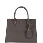 Prada Gray Paradigme Tote Bag