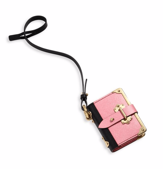 Prada Small Leather Journal Key Charm