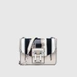 Proenza Schouler Clay Leather/Printed Ayers Hava Chain Crossbody Bag