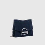 Proenza Schouler Indigo Small Curl Chain Clutch Bag