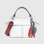 Proenza Schouler Optic White Curl Top Handle Bag