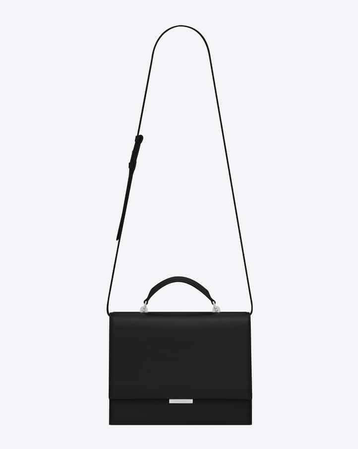 Saint Laurent Black Medium Babylone Top Handle Bag