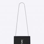 Saint Laurent Black Medium Kate Satchel Bag