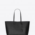 Saint Laurent Black Patent Large Shopping Tote Bag