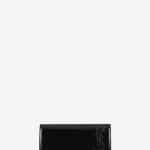 Saint Laurent Black Patent Smoking Clutch Bag