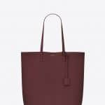 Saint Laurent Dark Red Medium Shopping Tote Bag