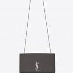 Saint Laurent Grey Large Kate Satchel Bag