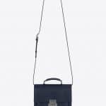 Saint Laurent Navy Blue Medium Bellechasse Bag