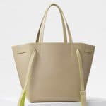 Celine Beige/Yellow Small Cabas Phantom Bag