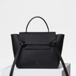 Celine Black Grained Calfskin Mini Belt Bag