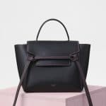 Celine Black Smooth Calfskin Micro Belt Bag