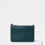 Celine Dark Green Trio Bag