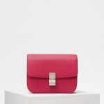 Celine Dark Pink Medium Classic Box Bag
