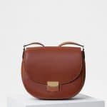 Celine Havana Natural Calfskin Medium Trotteur Bag