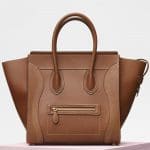 Celine Havana Natural Calfskin Mini Luggage Bag