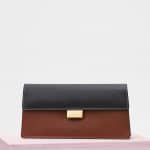 Celine Havana/Black Bicolour Clutch Bag