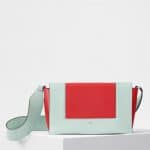 Celine Jade/Bright Red Medium Frame Bag