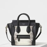 Celine Natural Multicolour Lizard Nano Luggage Bag