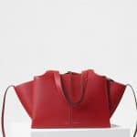 Celine Red Small Tri-Fold Bag