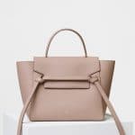 Celine Taupe Grained Calfskin Micro Belt Bag