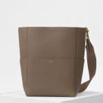 Celine Taupe Seau Sangle Bag