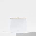Celine White Mini Clasp Bag