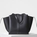 Celine Black Vertical Tri-Fold Bag