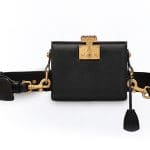 Dior Black Calfskin Dioraddict Small Lockbox Bag