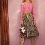 Fendi Tan/Burgundy/White Triplette Pouch Bag - Resort 2018