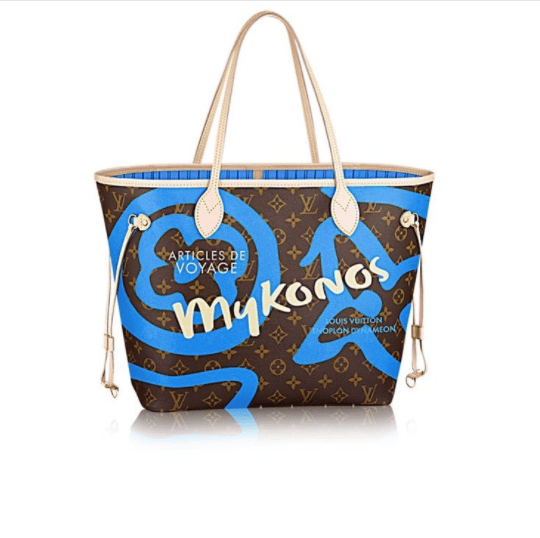 Louis Vuitton, Bags, Louis Vuitton Tahitienne Cities Mykonos Neverfull  Destination Extremely Rare