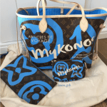 Louis Vuitton Blue Mykonos Monogram Canvas Tahitienne Neverfull and Mini Pochette Bags